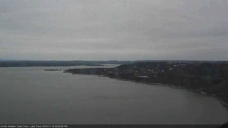 Lake Travis webcam, November 18, 2018 2:55 PM CT