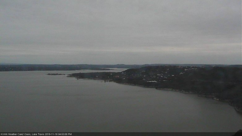 Lake Travis webcam, November 18, 2018 3:05 PM CT