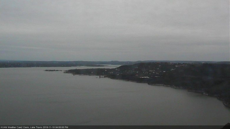 Lake Travis webcam, November 18, 2018 3:10 PM CT
