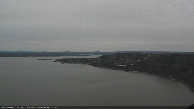 Lake Travis webcam, November 18, 2018 3:15 PM CT