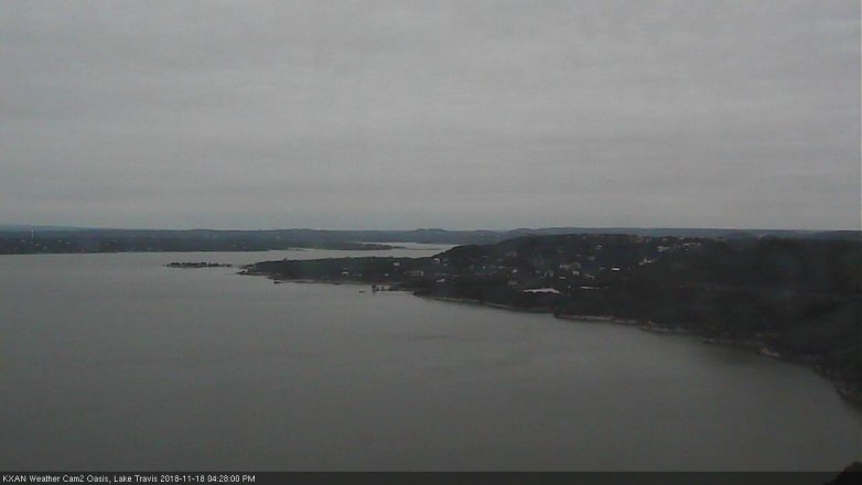 Lake Travis webcam, November 18, 2018 3:30 PM CT