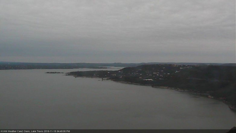 Lake Travis webcam, November 18, 2018 3:50 PM CT