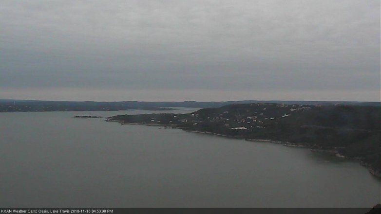 Lake Travis webcam, November 18, 2018 3:55 PM CT