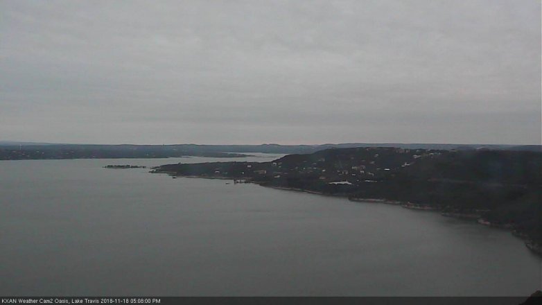 Lake Travis webcam, November 18, 2018 4:10 PM CT