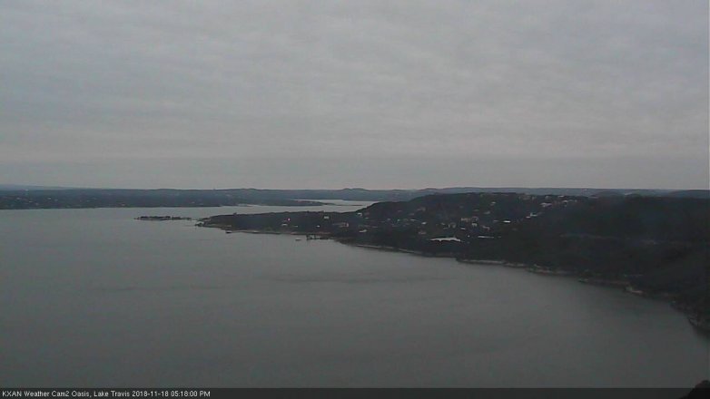 Lake Travis webcam, November 18, 2018 4:20 PM CT