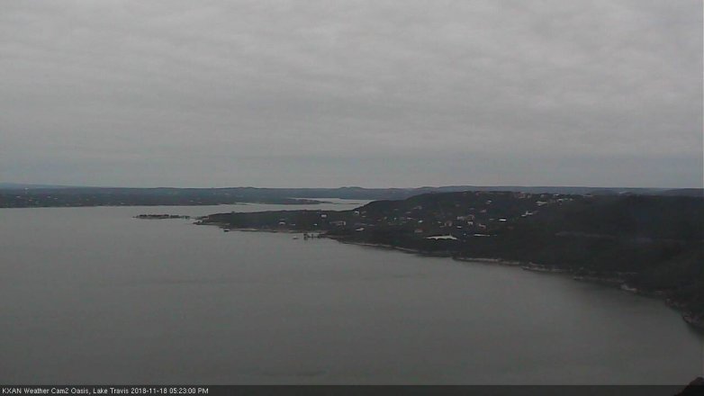 Lake Travis webcam, November 18, 2018 4:25 PM CT