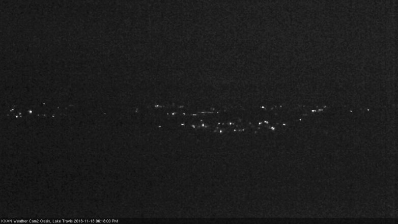 Lake Travis webcam, November 18, 2018 5:20 PM CT
