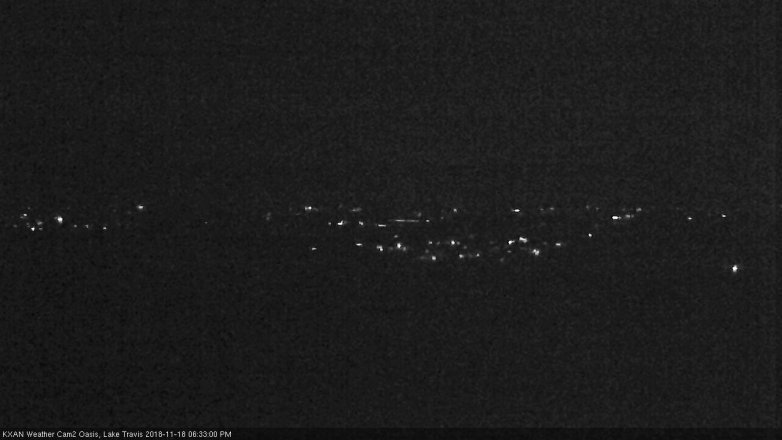 Lake Travis webcam, November 18, 2018 5:35 PM CT