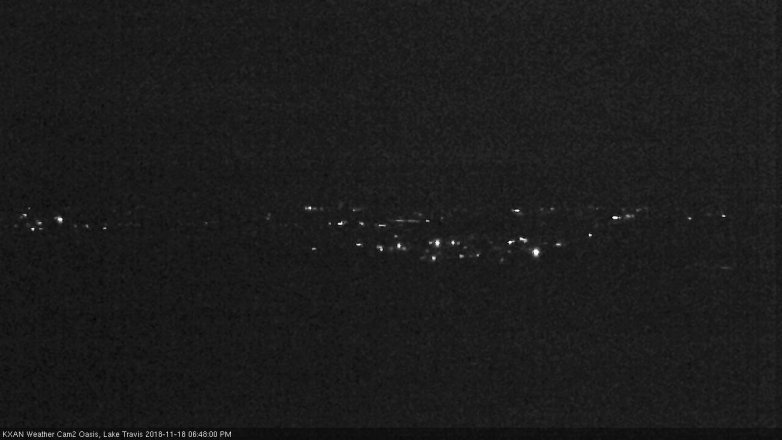 Lake Travis webcam, November 18, 2018 5:50 PM CT