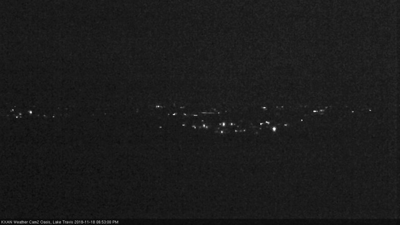 Lake Travis webcam, November 18, 2018 5:55 PM CT