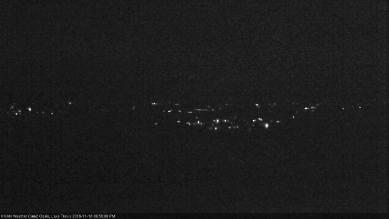 Lake Travis webcam, November 18, 2018 6:00 PM CT