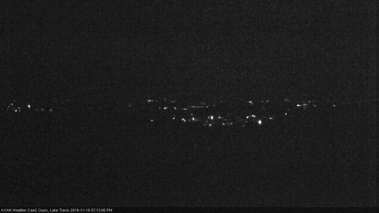 Lake Travis webcam, November 18, 2018 6:15 PM CT