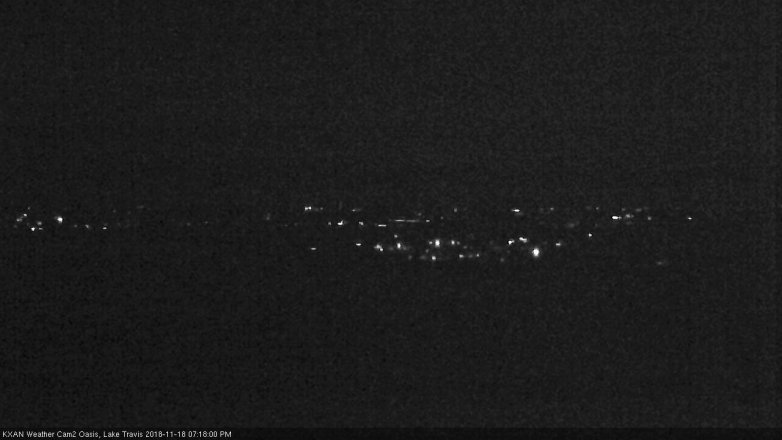 Lake Travis webcam, November 18, 2018 6:20 PM CT