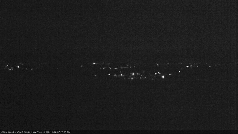 Lake Travis webcam, November 18, 2018 6:25 PM CT