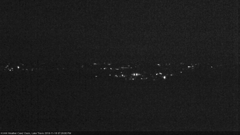 Lake Travis webcam, November 18, 2018 6:30 PM CT