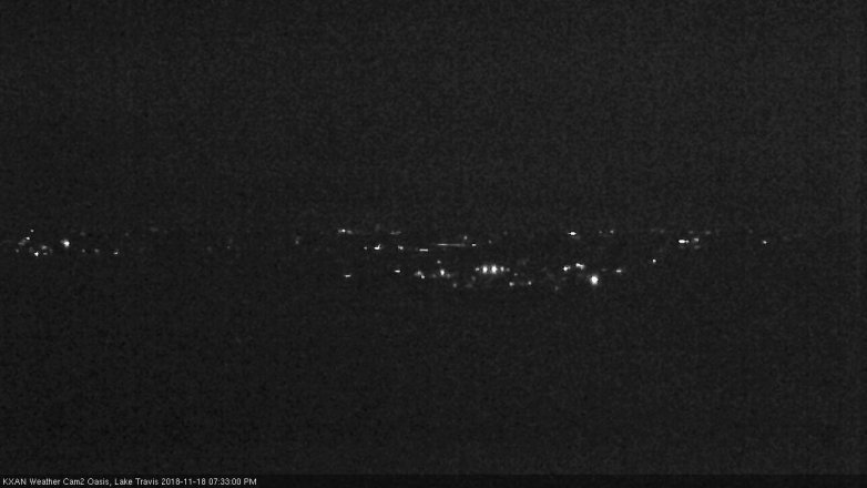 Lake Travis webcam, November 18, 2018 6:35 PM CT