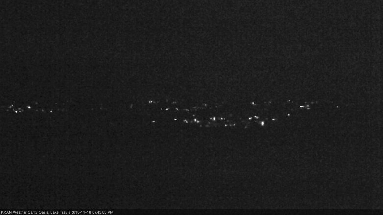 Lake Travis webcam, November 18, 2018 6:45 PM CT