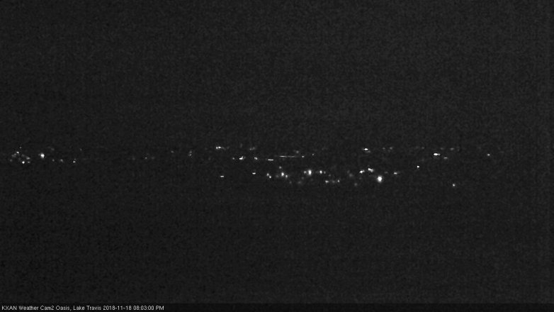 Lake Travis webcam, November 18, 2018 7:05 PM CT