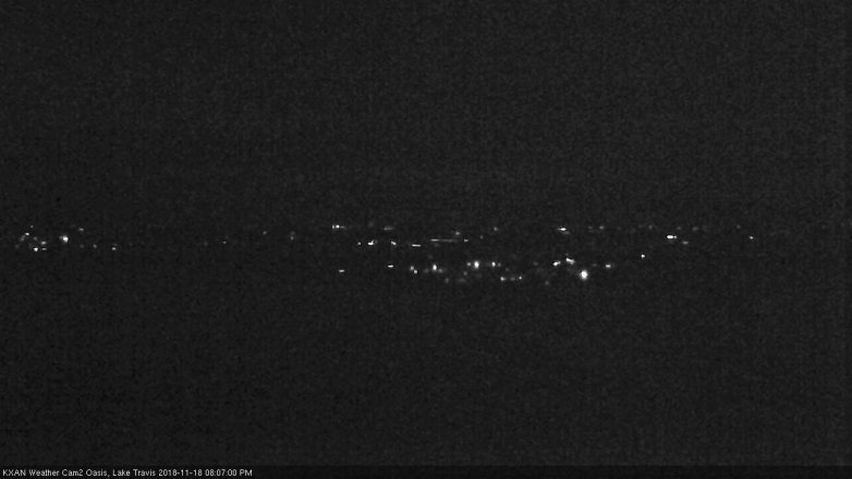 Lake Travis webcam, November 18, 2018 7:10 PM CT