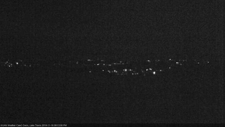 Lake Travis webcam, November 18, 2018 7:15 PM CT