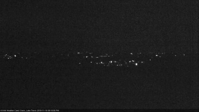 Lake Travis webcam, November 18, 2018 7:20 PM CT