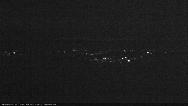 Lake Travis webcam, November 18, 2018 7:25 PM CT