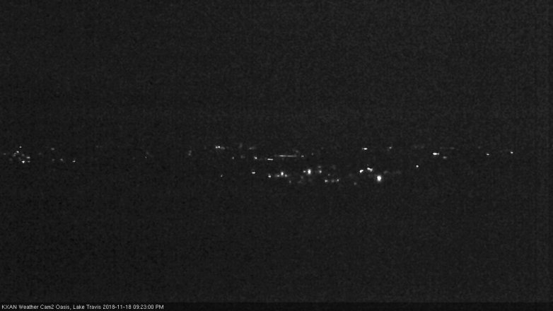 Lake Travis webcam, November 18, 2018 8:25 PM CT