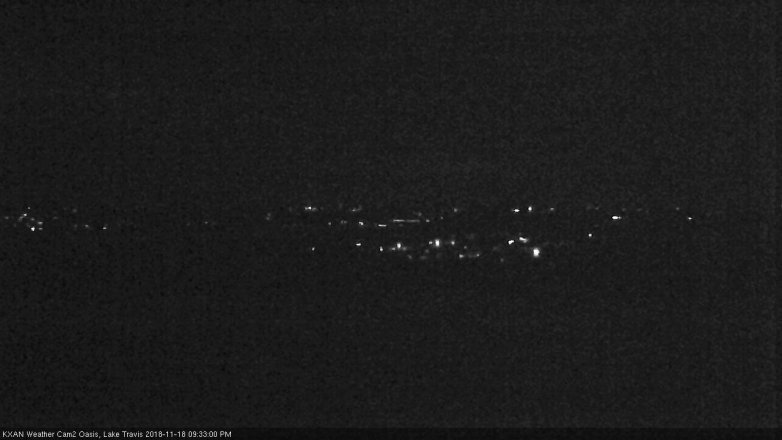 Lake Travis webcam, November 18, 2018 8:35 PM CT