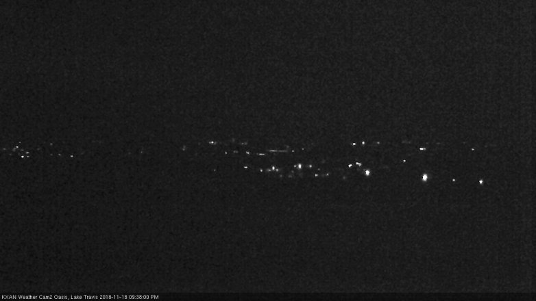 Lake Travis webcam, November 18, 2018 8:40 PM CT