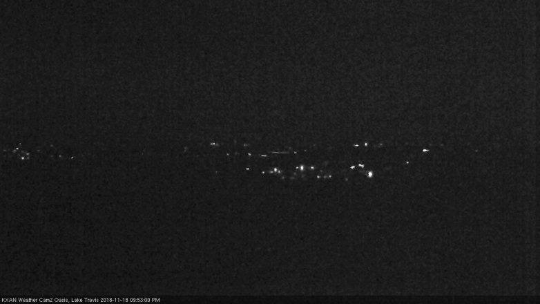 Lake Travis webcam, November 18, 2018 8:55 PM CT