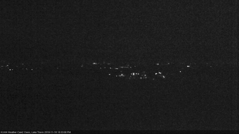 Lake Travis webcam, November 18, 2018 9:35 PM CT