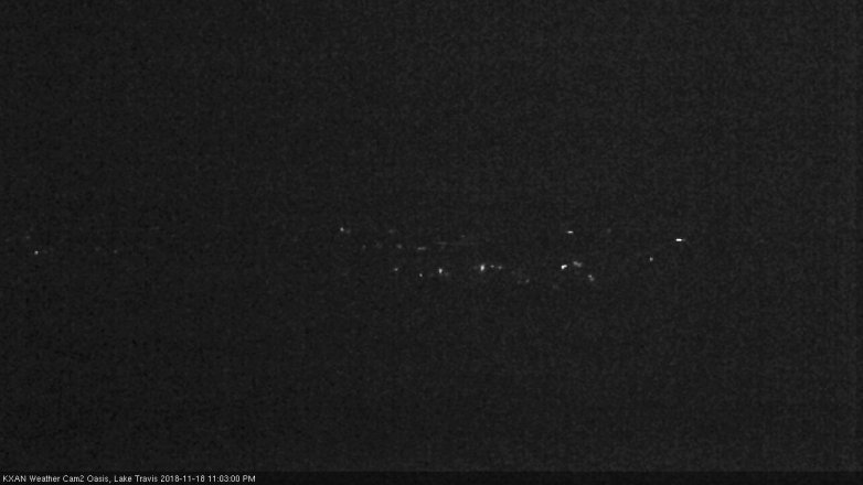 Lake Travis webcam, November 18, 2018 10:05 PM CT
