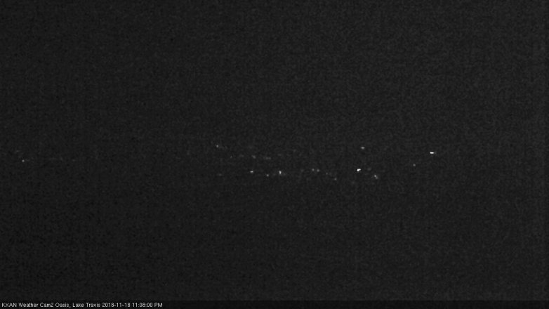 Lake Travis webcam, November 18, 2018 10:10 PM CT