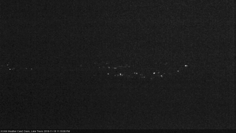 Lake Travis webcam, November 18, 2018 10:20 PM CT