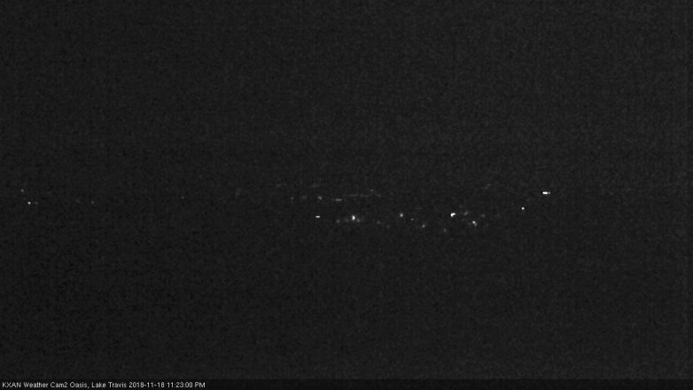 Lake Travis webcam, November 18, 2018 10:25 PM CT