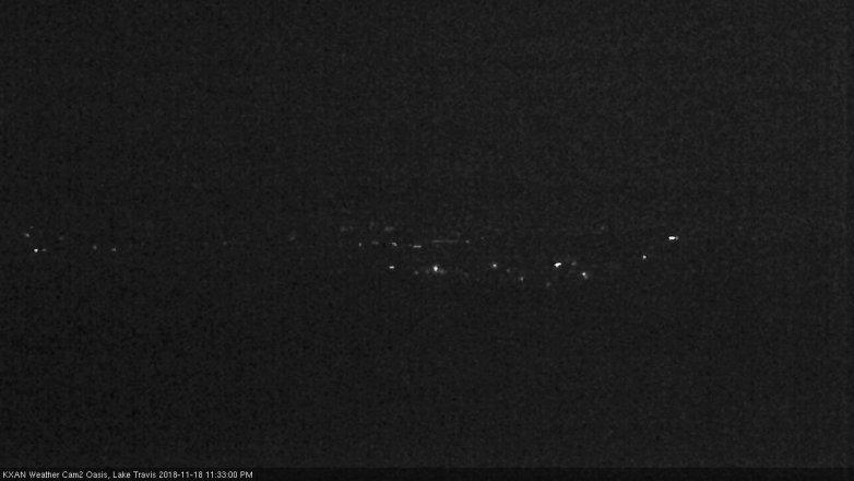 Lake Travis webcam, November 18, 2018 10:35 PM CT
