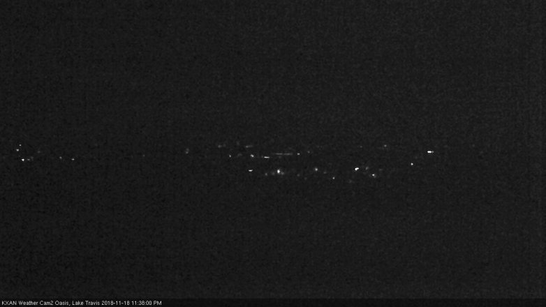 Lake Travis webcam, November 18, 2018 10:40 PM CT
