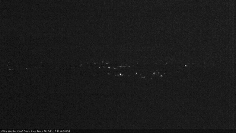 Lake Travis webcam, November 18, 2018 10:50 PM CT
