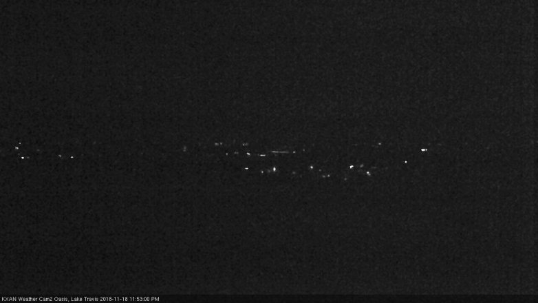 Lake Travis webcam, November 18, 2018 10:55 PM CT