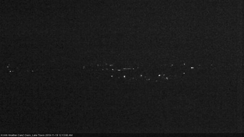 Lake Travis webcam, November 18, 2018 11:15 PM CT