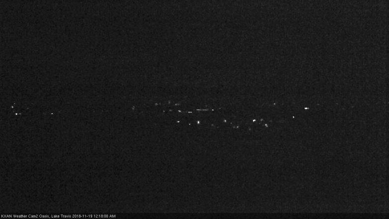 Lake Travis webcam, November 18, 2018 11:20 PM CT