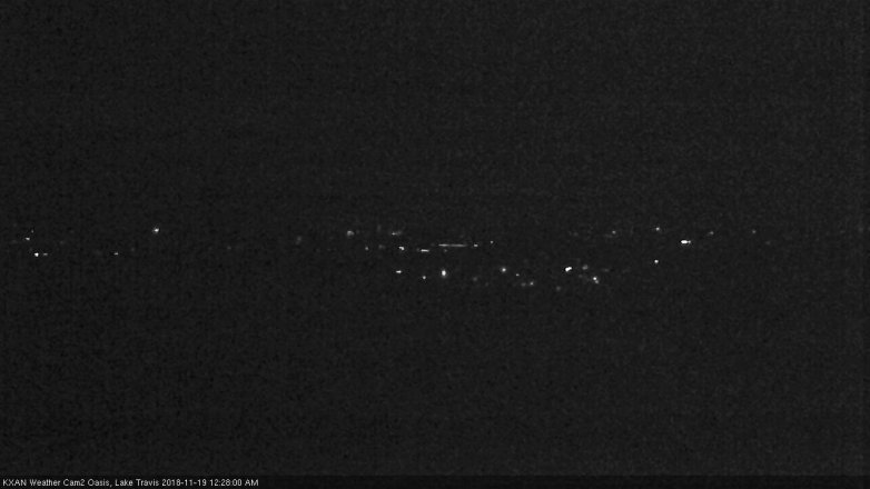 Lake Travis webcam, November 18, 2018 11:30 PM CT