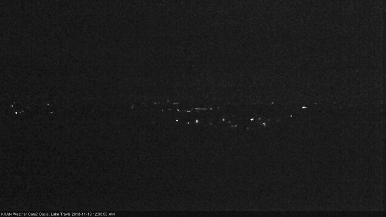 Lake Travis webcam, November 18, 2018 11:35 PM CT
