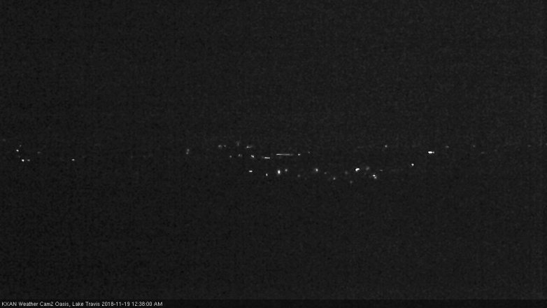 Lake Travis webcam, November 18, 2018 11:40 PM CT