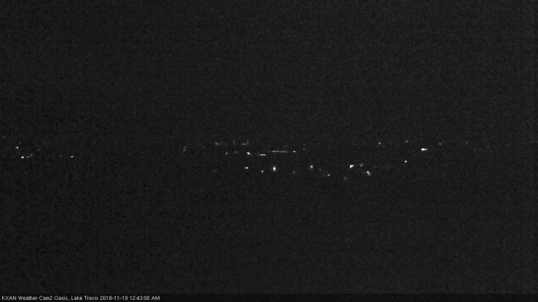 Lake Travis webcam, November 18, 2018 11:45 PM CT