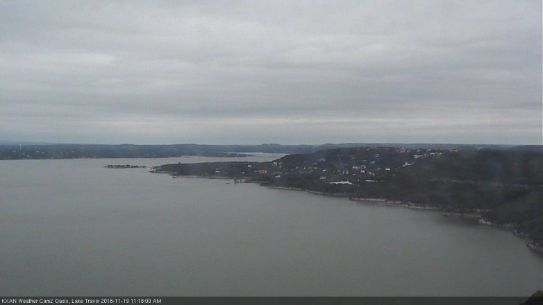 Lake Travis webcam, November 19, 2018 10:20 AM CT