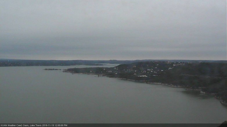 Lake Travis webcam, November 19, 2018 11:10 AM CT