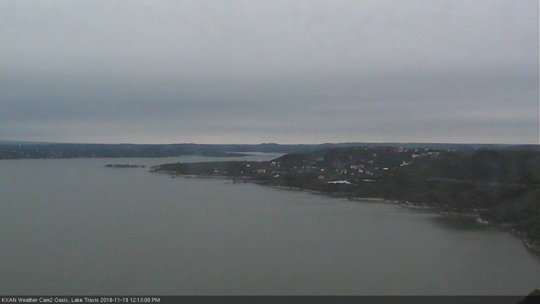 Lake Travis webcam, November 19, 2018 11:15 AM CT