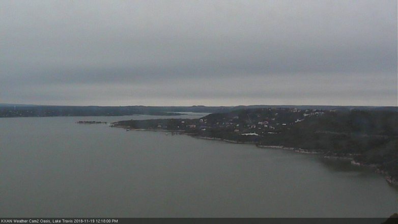 Lake Travis webcam, November 19, 2018 11:20 AM CT