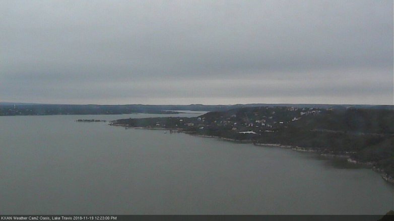 Lake Travis webcam, November 19, 2018 11:25 AM CT